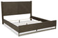 Arkenton California King Panel Bed with Mirrored Dresser, Chest and Nightstand