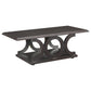 Shelly 2-piece Coffee and End Table Set Cappuccino