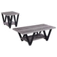 Stevens 2-piece Rectangular Coffee and End Table Set Grey