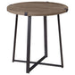 Marcus 3-piece Round Coffee and End Table Set Light Brown