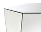 Capella 2-piece Mirrored Coffee and End Table Set Silver