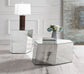 Capella 2-piece Mirrored Coffee and End Table Set Silver