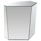 Capella 3-piece Mirrored Coffee and End Table Set Silver