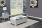 Gillian 2-piece Mirrored Coffee and End Table Set Silver