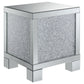 Gillian 2-piece Mirrored Coffee and End Table Set Silver