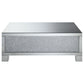 Gillian 3-piece Mirrored Coffee and End Table Set Silver
