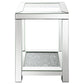 Valentina 3-piece Mirrored Coffee and End Table Set Silver