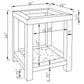 Valentina 3-piece Mirrored Coffee and End Table Set Silver