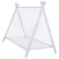 Fultonville Metal Twin Tent Bed with 7-inch Mattress Pink