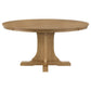 Hartville 60-inch Round Dining Table Natural Light Brown