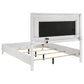 Cassia 4-piece Queen LED Bedroom Set White High Gloss