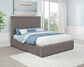Lawson 54-inch Upholstered Full Panel Platform Bed Mushroom