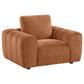 Burnett 4-piece Chenille Upholstered Sofa Set Burnt Orange