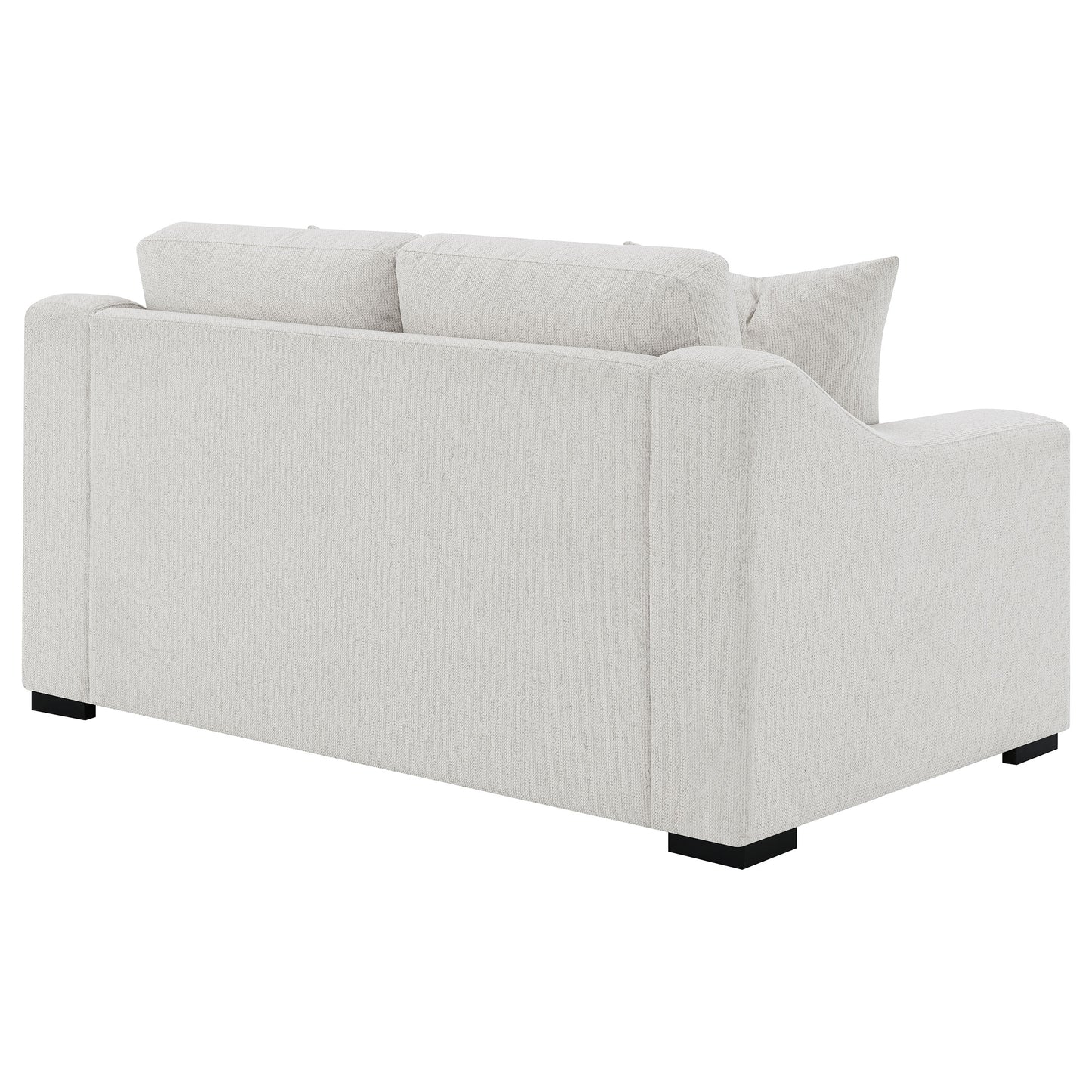 Ashlyn 2-piece Upholstered Track Arm Sofa Set Sand