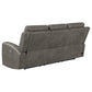 Brickston Triple Power Reclining Sofa Charcoal