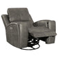Brickston 3-piece Triple Power Reclining Sofa Set Charcoal