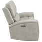 Brickston Triple Power Reclining Loveseat Grey