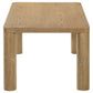 Castlewood Engineered Wood Cocktail Coffee Table Light Oak