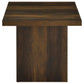 Devar 3-piece Square Coffee and End Table Set Dark Pine