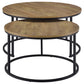 Lainey 2-piece Round Nesting Coffee Table Mango