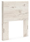 Twin Panel Headboard with Mirrored Dresser