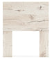 Twin Panel Headboard with Mirrored Dresser