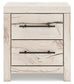 Queen Panel Storage Bed with Mirrored Dresser, Chest and Nightstand