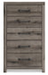 Graystorm Twin Panel Storage Bed with Mirrored Dresser, Chest and Nightstand