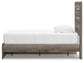 Graystorm Twin Panel Storage Bed with Mirrored Dresser and Chest