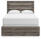 Graystorm Queen Panel Bed with Mirrored Dresser, Chest and Nightstand