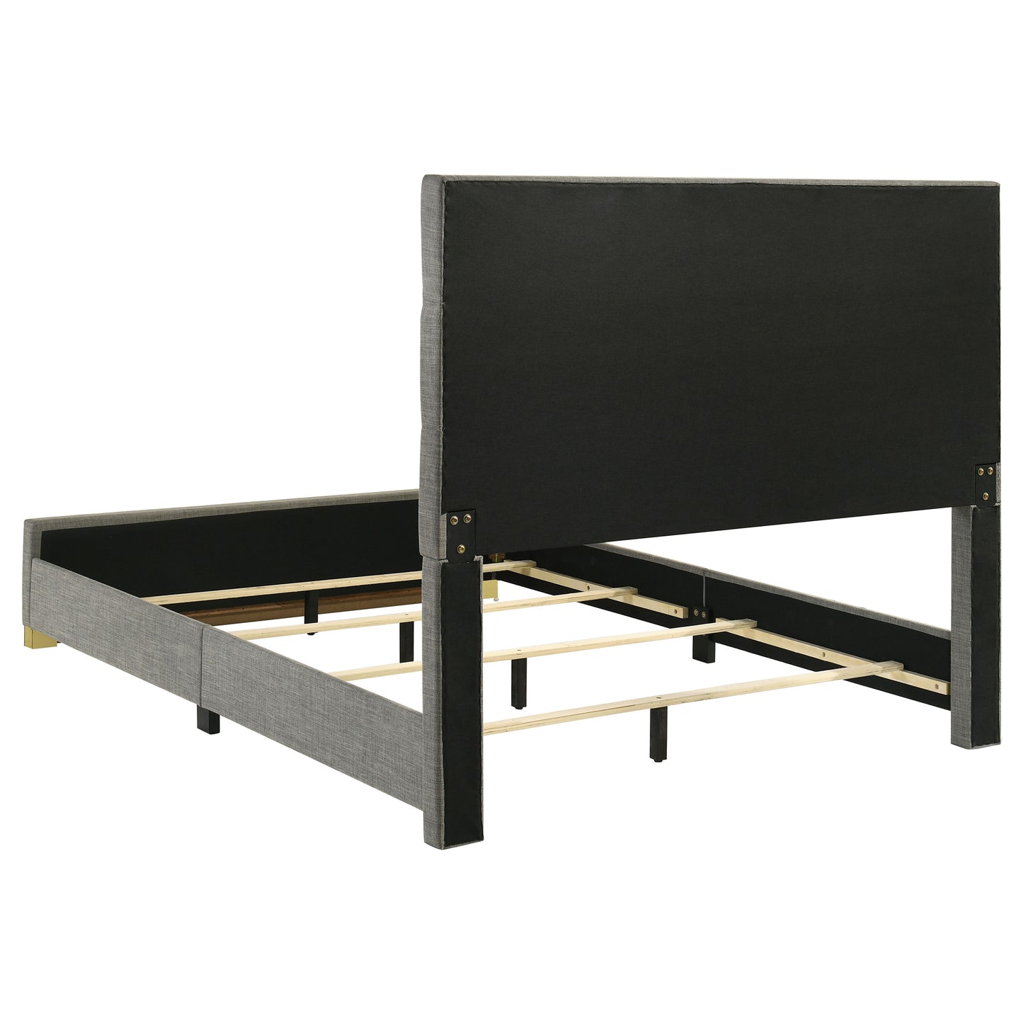 Ines 5-piece Eastern King Bedroom Set Grey and White High Gloss