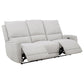 Sylmar 2-piece Chenille Power Reclining Sofa Set Dove Grey