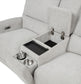 Sylmar 2-piece Chenille Power Reclining Sofa Set Dove Grey