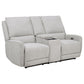 Sylmar 3-piece Chenille Power Reclining Sofa Set Dove Grey