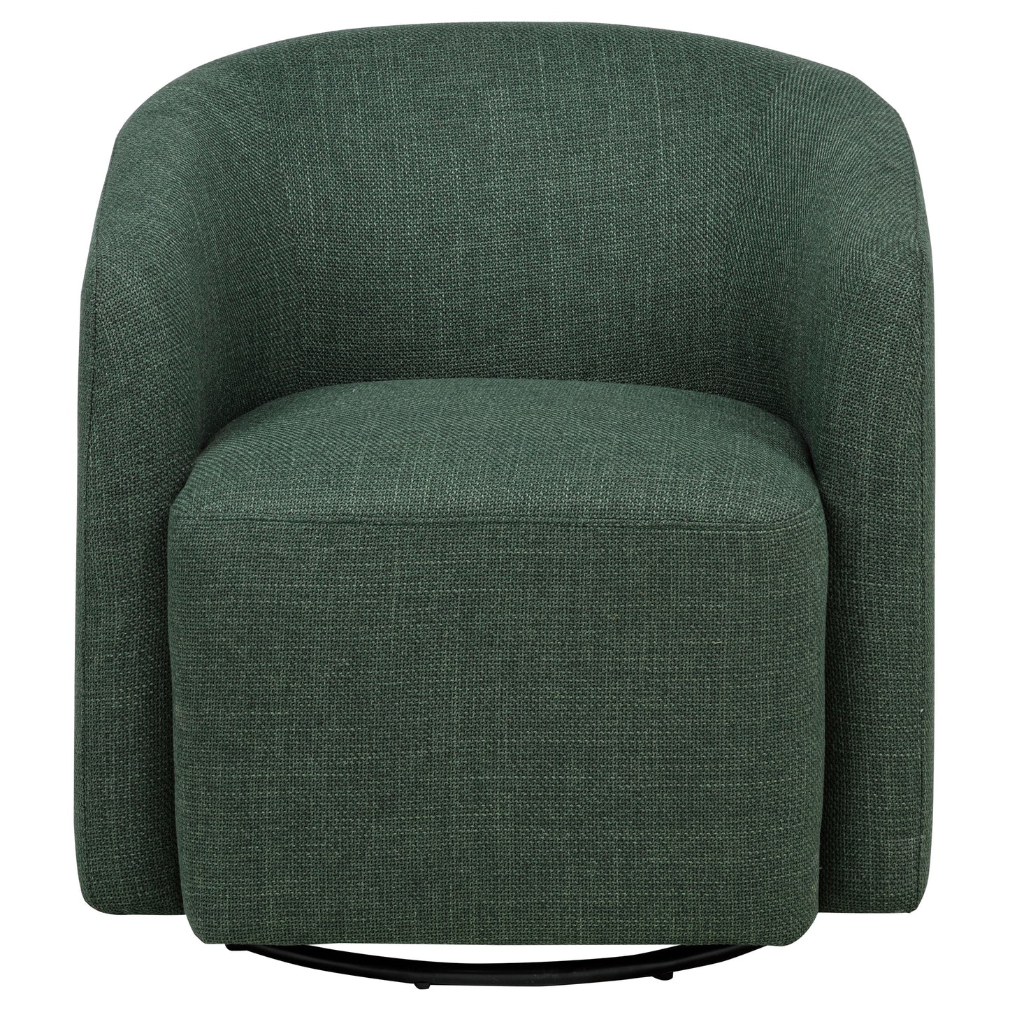 Mossbrook Fabric Upholstered Swivel Accent Chair Green