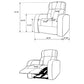Cyrus 7-piece Upholstered Home Theater Seating