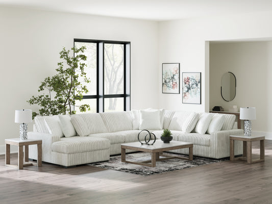 Stupendous 5-Piece Sectional with Chaise