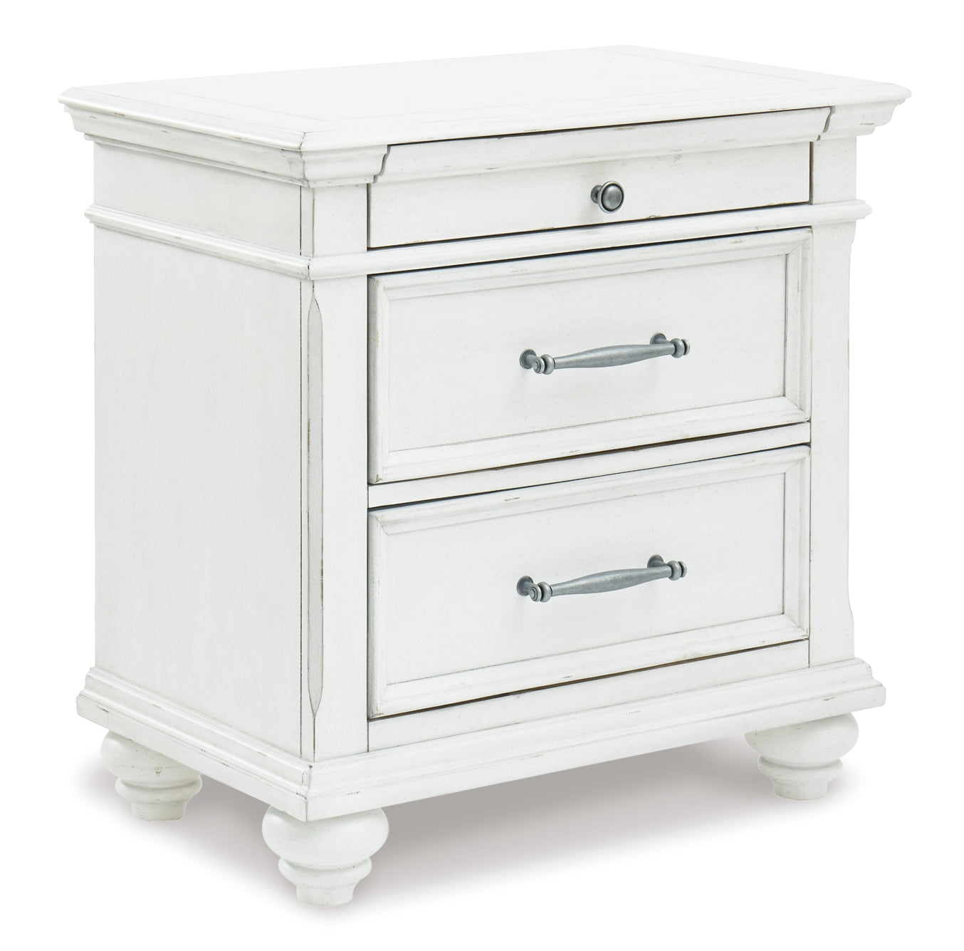 Kanwyn Queen Panel Bed with Mirrored Dresser, Chest and Nightstand