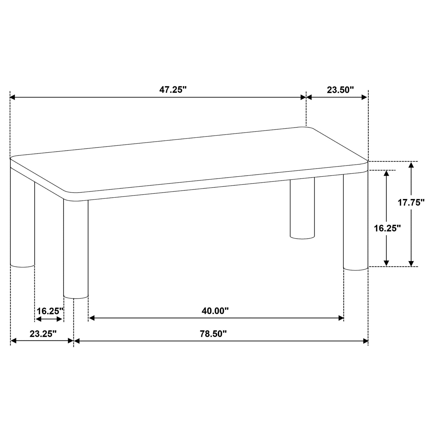 Castlewood 2-piece Cocktail Coffee Table Set Brown Oak