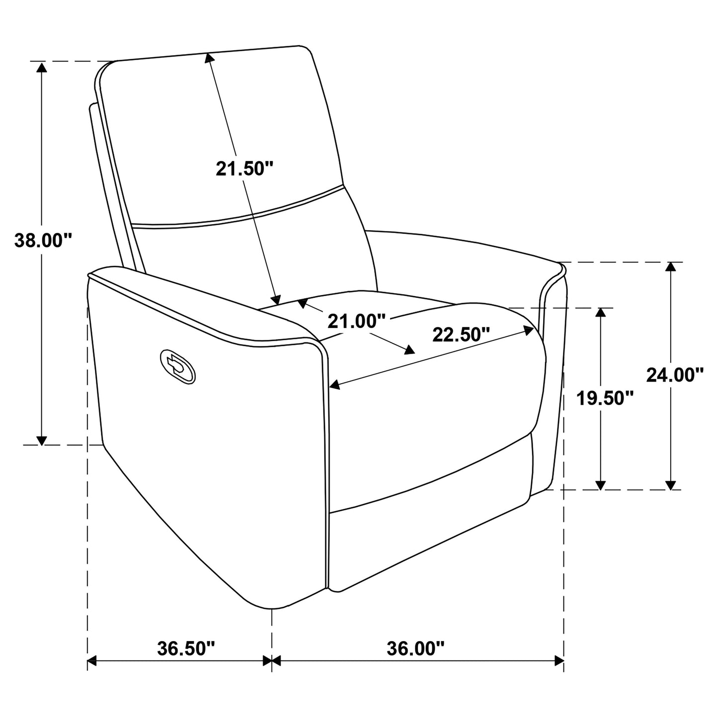 Navarro 3-piece Upholstered Reclining Sofa Set Dark Brown