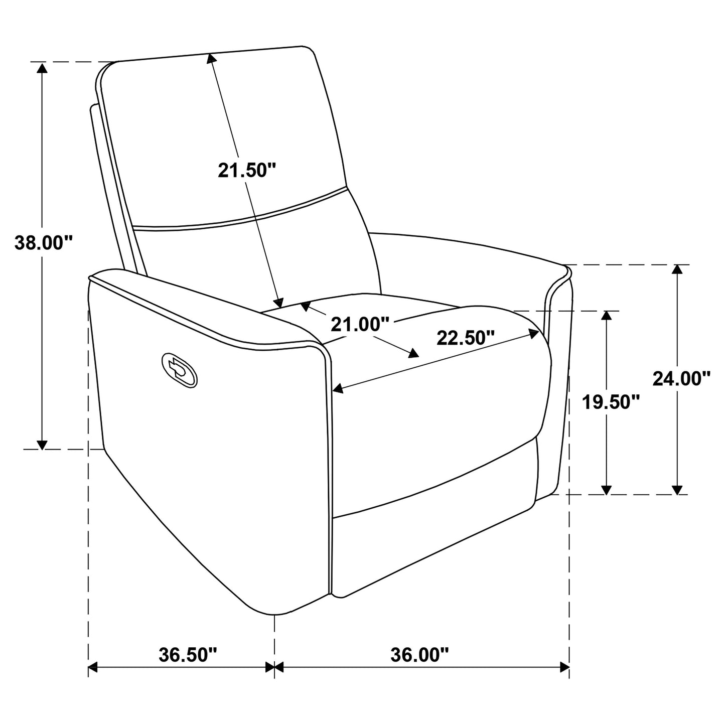 Navarro 3-piece Upholstered Reclining Sofa Set Orange