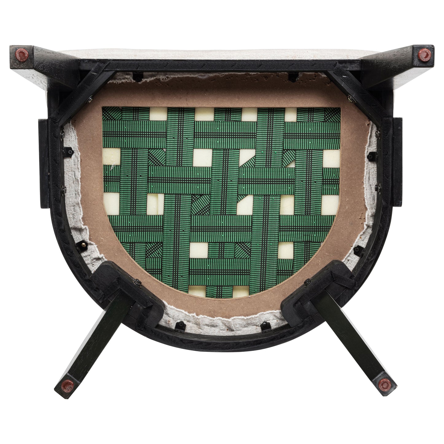 Leandro 5-piece Round Dining Table Set Burnished Black