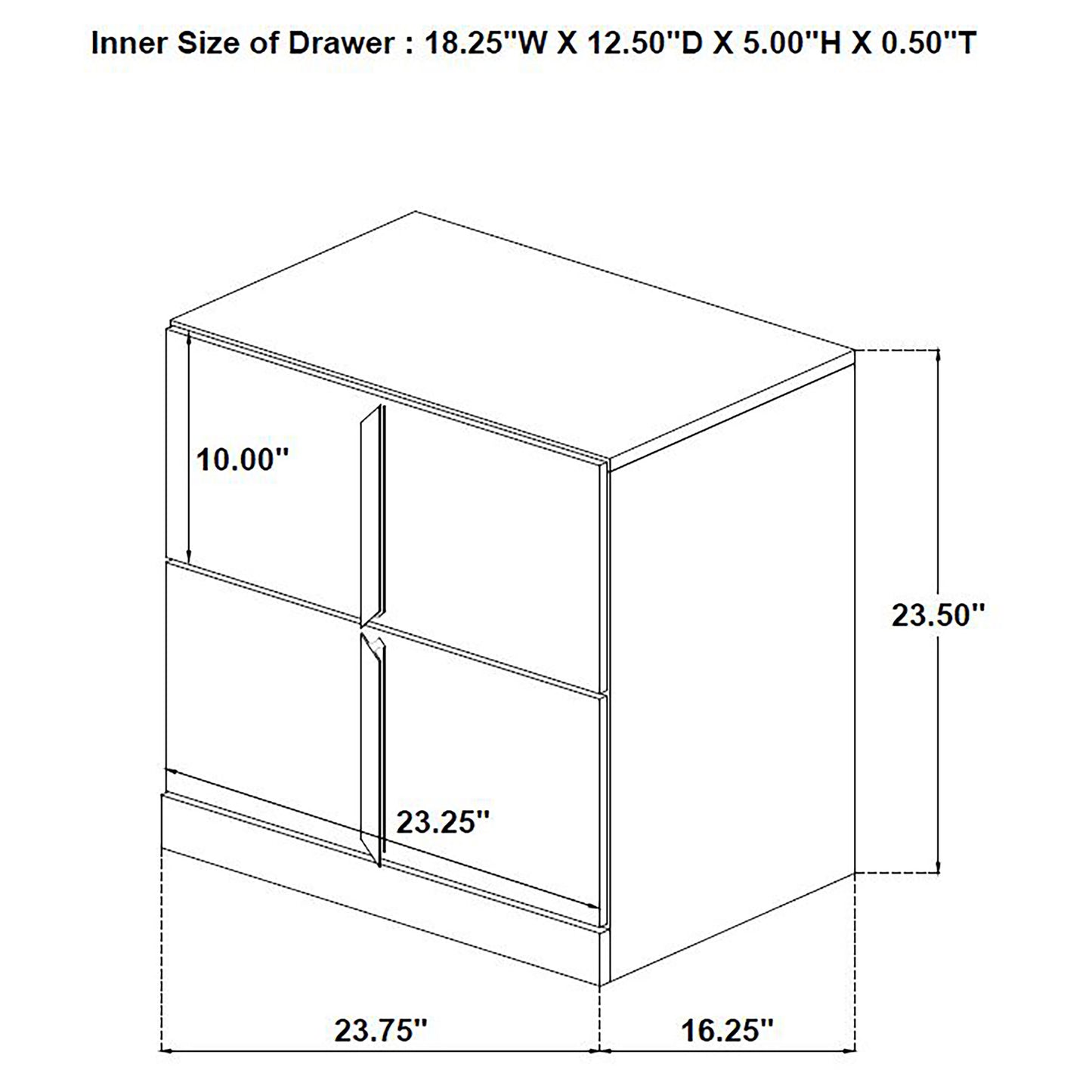 Ines 5-piece Eastern King Bedroom Set Grey and White High Gloss