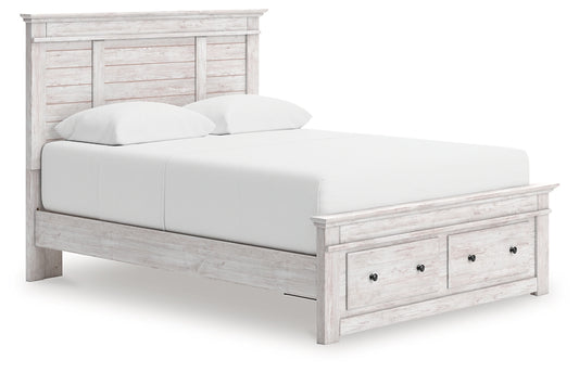 Makidern Queen Panel Storage Bed