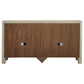Solano Sliding Door Dining Sideboard Server Weathered Mango