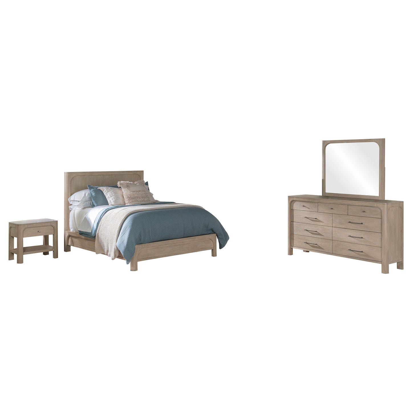 Solano 4-piece Queen Bedroom Set Weathered Mango