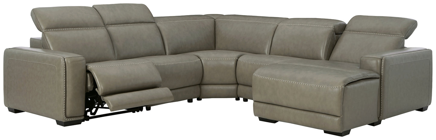 Correze 5-Piece Power Reclining Sectional with Chaise
