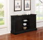 Phelps 2-door Rectangular Server Antique Noir