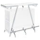Araceli Freestanding LED Home Bar Cabinet White High Gloss