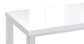 Natividad 5-piece Bar Set White High Gloss and Chrome